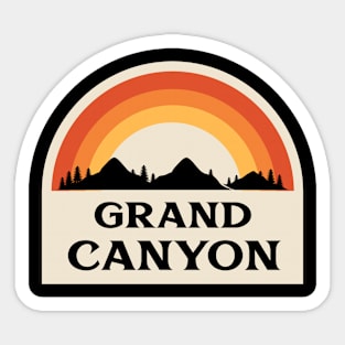 Grand Canyon Retro Sticker